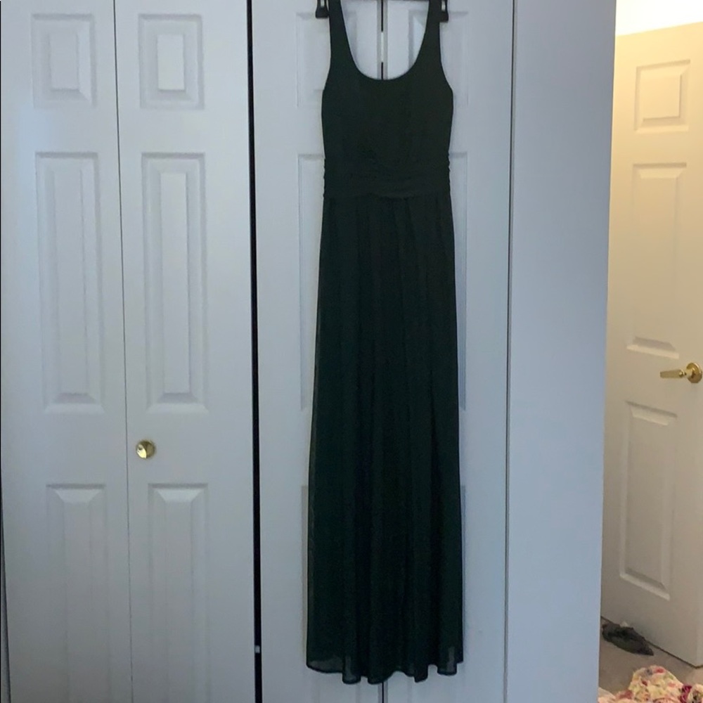 Emerald green bridesmaid dress